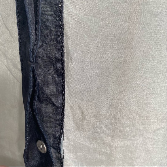 Helmut Lang sheer silk sleeveless blouse S - Picture 10 of 10